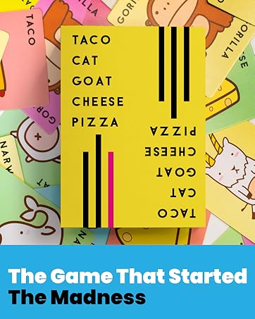 Taco Cat Goat Cheese Pizza Wildly Entertaining Card Game for Family and Group Game Night