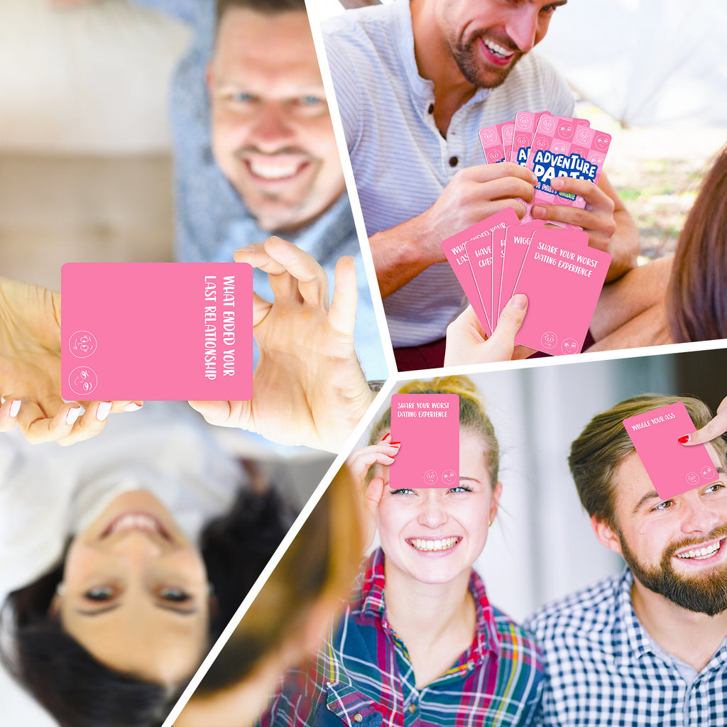 💗 Pink Couple Party Card Game 💞