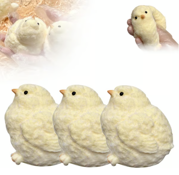 ❤️Handmade Ultra Soft Furry Chick Toy
